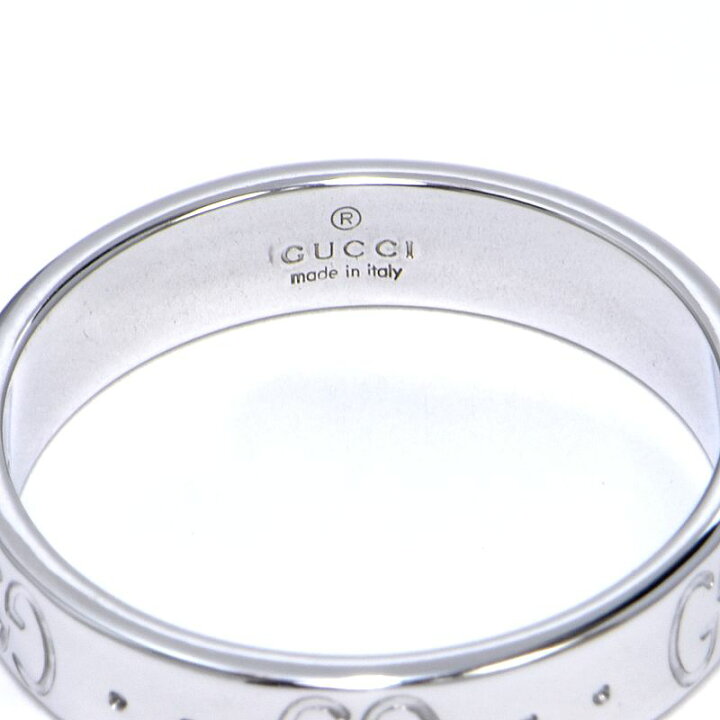楽天市場】GUCCI 660070-J8502-9000グッチ GGアイコン リングK18 