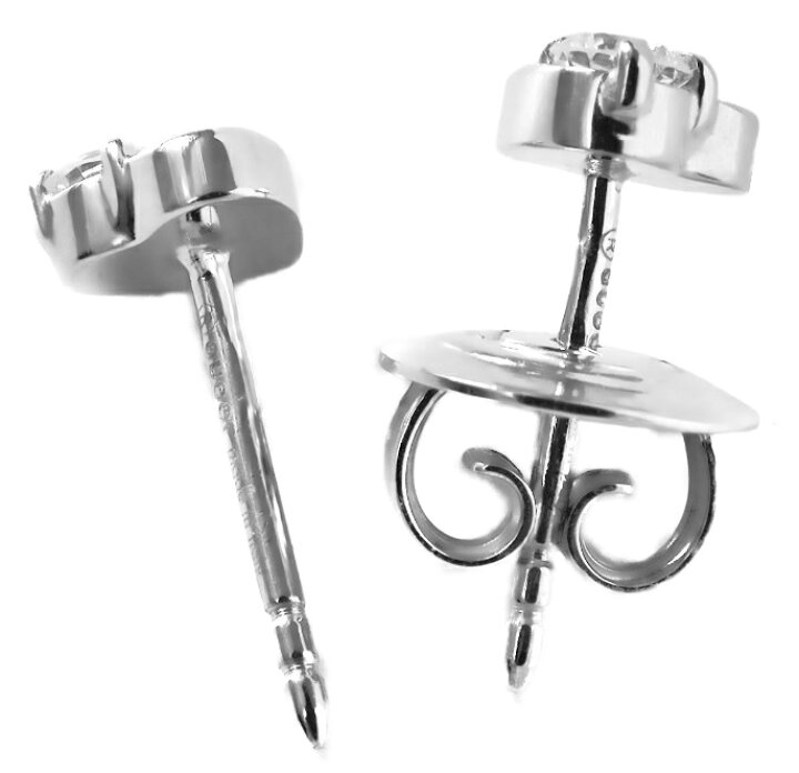 楽天市場】GUCCI 272770-J8540-9066TRADEMARK DIAMOND PIERCEWHITE 