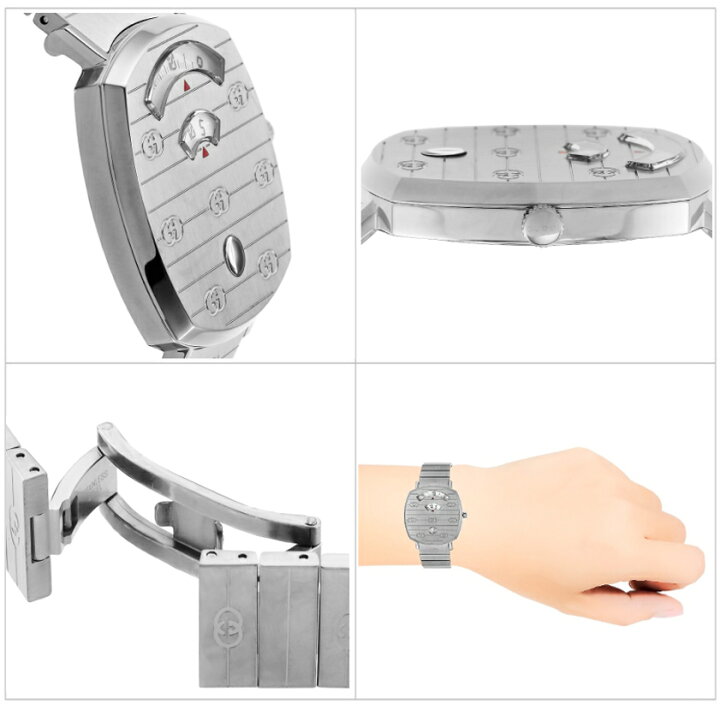 楽天市場】GUCCI YA157410 GRIP WATCH596512 I1600 8504グッチ 