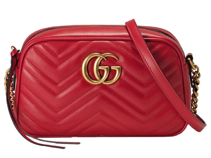 楽天市場】GUCCI 447632-DTD1T-6433グッチ GGマーモント チェーン 