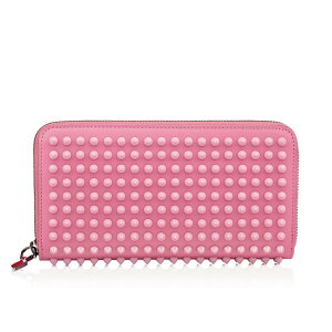 ChristianLouboutin3135058-P084クリスチャンルブタンラウンドファスナー長財布レザーROSETTE×RED