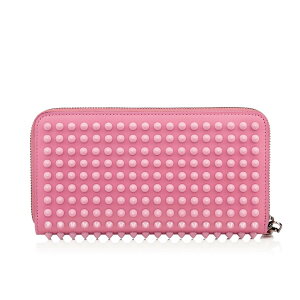 ChristianLouboutin3135058-P084クリスチャンルブタンラウンドファスナー長財布レザーROSETTE×RED