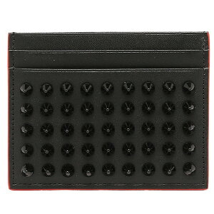 ChristianLouboutin1135027-V027-ECLIPSEクリスチャンルブタンカードケースレザーネイビー×レッド