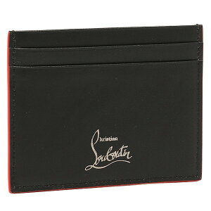ChristianLouboutin1135027-V027-ECLIPSEクリスチャンルブタンカードケースレザーネイビー×レッド
