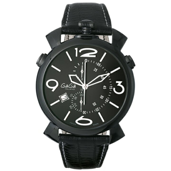 楽天市場】GAGA MILANO 5099.01BKTHIN CHRONO 46MMガガミラノ シン  