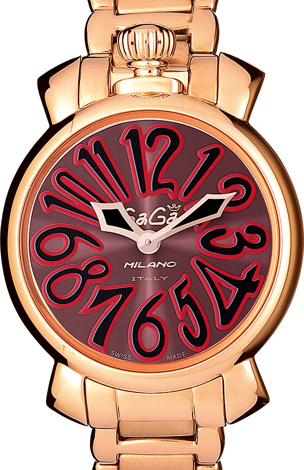楽天市場】 GAGA MILANO 6021.4MANUALE 腕時計ステンレスピンク
