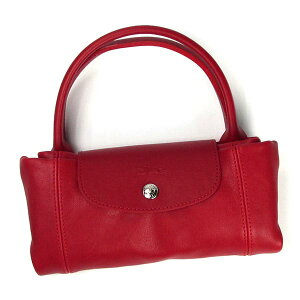 LONGCHAMP1512-737-045LEPLIAGECUIRロンシャンルプリアージュキュイール折りたたみ2WAYバッグレザーCHERRY
