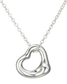 Tiffany&Co. 25152336ELSA PERETTIOPEN HEART PENDANT 11mmティファニー エルサ・ペレッティ オープンハート ペンダント STERLING SILVERスターリングシルバーTiffany 純正BOX＆ホワイトリボン巾着保護袋・ショップバッグ