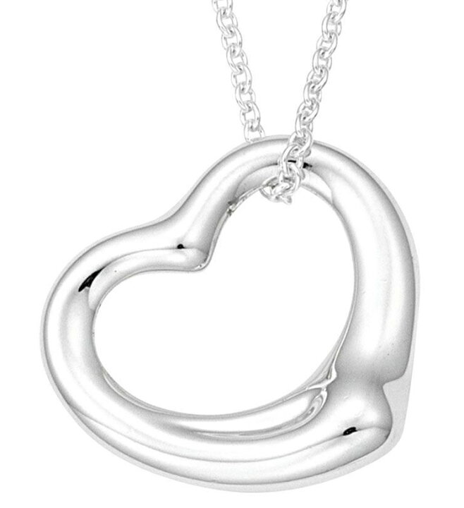 楽天市場】Tiffany&Co. 10660084ELSA PERETTIOPEN HEART PENDANT 22mm 