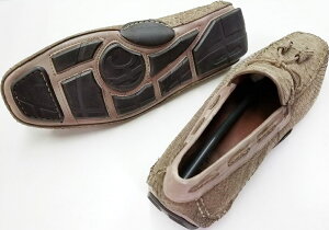 FRANCOCUADRAA02PWATZAPATOPITHONMLRNACK/TERNERARAINTAUPEMENSCASUALDRAIVINGSHOESフランククアドラメンズカジュアルドライビングシューズパイソンレザー×カーフレザー×合成ラバーMEXICO/28USA/9JAPAN/約26.5〜27cmトープグレイ