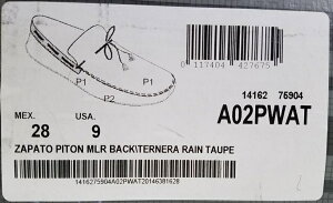 FRANCOCUADRAA02PWATZAPATOPITHONMLRNACK/TERNERARAINTAUPEMENSCASUALDRAIVINGSHOESフランククアドラメンズカジュアルドライビングシューズパイソンレザー×カーフレザー×合成ラバーMEXICO/28USA/9JAPAN/約26.5〜27cmトープグレイ