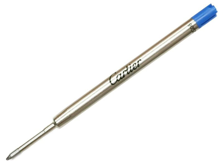 楽天市場】Cartier CRMXE0QJ6WBALLPOINT REFILL BRASS BLUE M 