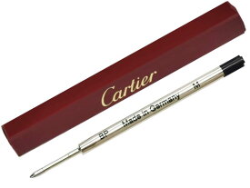 Cartier CRMXE0QJ6XBALLPOINT REFILL BLACK Mカルティエ ボールペン リフィル 1本専用替芯 ブラック Mサイズ（黒・中字) Cartier 純正BOX(※プラスチックケース付属無し)