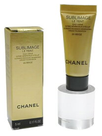 【アウトレット・限定非売品・お試し】CHANEL SUBLIMAGE LE TEINT 20 BEIGE SAMPLEシャネル サブリマージュ ル タン 20 ベージュクリーム ファンデーション サンプル 5ml×1※ラッピング不可商品※ネコポス配送 (代引・日付/時間指定は有料送料)