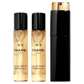 CHANEL No.5(N°5) PURSE SPRAYEAU DE TOILETTE 20ml×3シャネル N°5 オードトワレパース スプレイ 本体+リフィル2本付ショップバッグ付