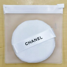 CHANEL POWDER PUFFシャネル パウダーパフCHANEL ショップバッグクリアケース※ラッピング不可商品※ネコポス配送 (代引・日付/時間指定は有料送料)