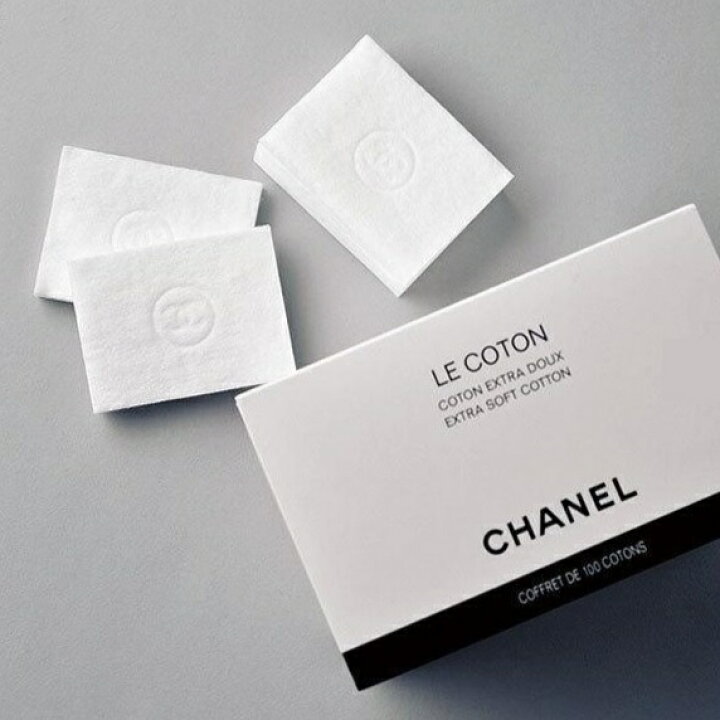 楽天市場 Chanel Le Cotonシャネル コットンccロゴ入オーガニックコットン 100枚入chanel ショップバッグ ラッピング不可 ブランドショップ ア ドマーニ