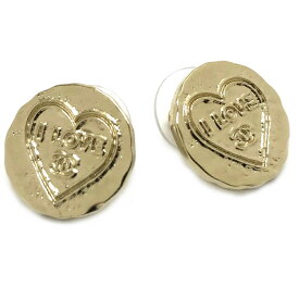 CHANEL AB1327-GDPII LOVE CHANELシャネル アイ ラブ シャネルピアスゴールド