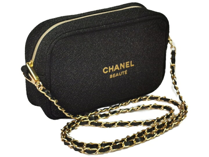楽天市場】CHANEL NOVELTY シャネル ロゴ入化粧ポーチ Dカン CCロゴ  