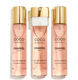 CHANEL COCO MADEMOISELLEEAU DE PARFUMREFILL 20ml×3シャネル ココマドモアゼルオードゥ パルファム リフィルCHANEL ショップバッグ付