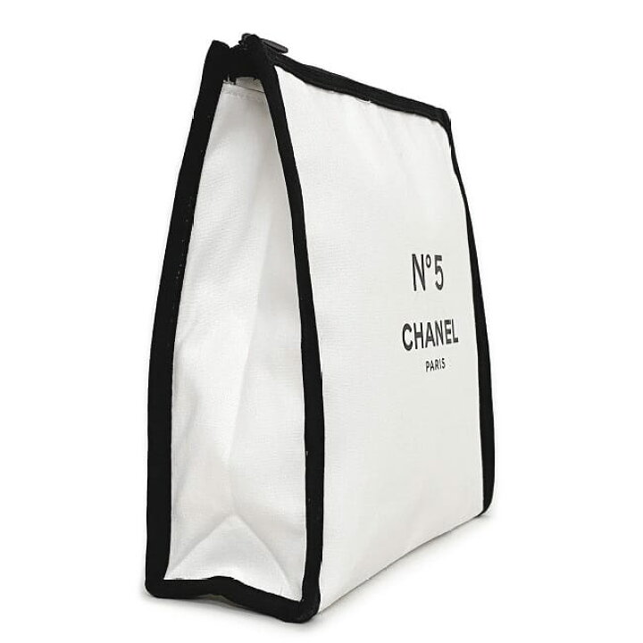 楽天市場】CHANEL NOVELTY POACHシャネル No5ロゴ入ポーチ コットン 