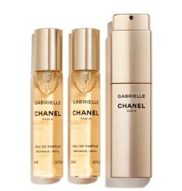 CHANELGABRIELLE CHANELEAU DE PARFUMTWIST＆SPARY 20mlx3ガブリエル シャネルオー ドゥ パルファムツイスト＆スプレイ CHANEL ショップバッグ付