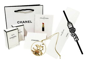 CHANEL EVENT NOVELTY SETシャネル ノベルティー 6点セットN°5 EDP 1.5ml×2リップ型 ピンバッジ×1オーナメント×1ラバー ブックマーク×1ショッパー×1