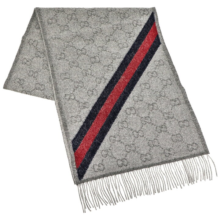 楽天市場】GUCCI 570603-3GB18-1768グッチ ストールウール×アルパカ  