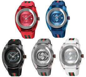 GUCCI SYNC WATCHグッチ シンク メンズ腕時計スイス製 クォーツ ラバーベルト※カラー選択式※取寄品