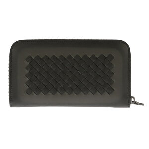 BOTTEGAVENETA114076-VCBV1-8574ボッテガ・ヴェネタラウンドファスナー長財布レザーブラウン系