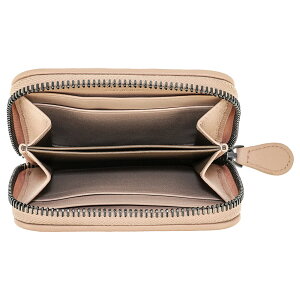 BOTTEGAVENETA258468-V001N-6809ボッテガヴェネタラウンドファスナー小銭入ラムレザーピーチローズ※取寄品