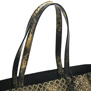 BOTTEGAVENETA298780-VX740-8414INTRECCIOMIRAGEボッテガヴェネタイントレッチオミラージュレザートートバッグゴールド×ブラック