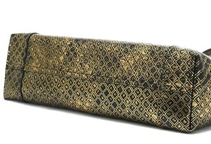 BOTTEGAVENETA298780-VX740-8414INTRECCIOMIRAGEボッテガヴェネタイントレッチオミラージュレザートートバッグゴールド×ブラック