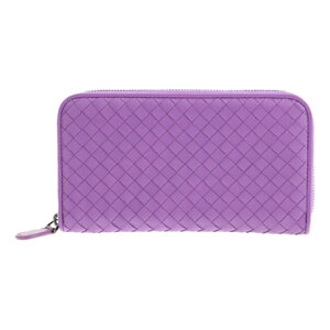 BOTTEGAVENETA114076-V001N-5220ボッテガ・ヴェネタ財布ラウンドファスナー長財布パープル系