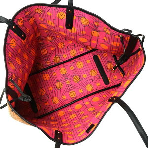 MCMMWP6SVI28CAMCO001エムシーエムリバーシブルトートバッグPVCコニャック×ピンク系