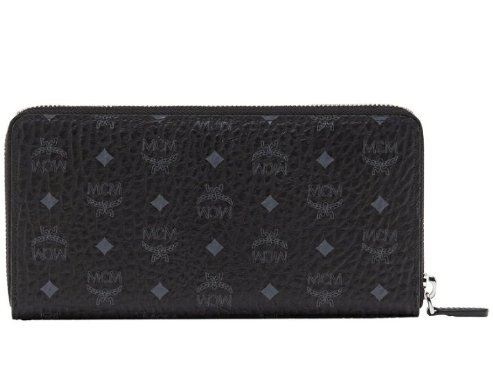 楽天市場】MCM MXL8SVI92-BK001 BLACKVISETOS ORIGINAL ZIP AROUND 