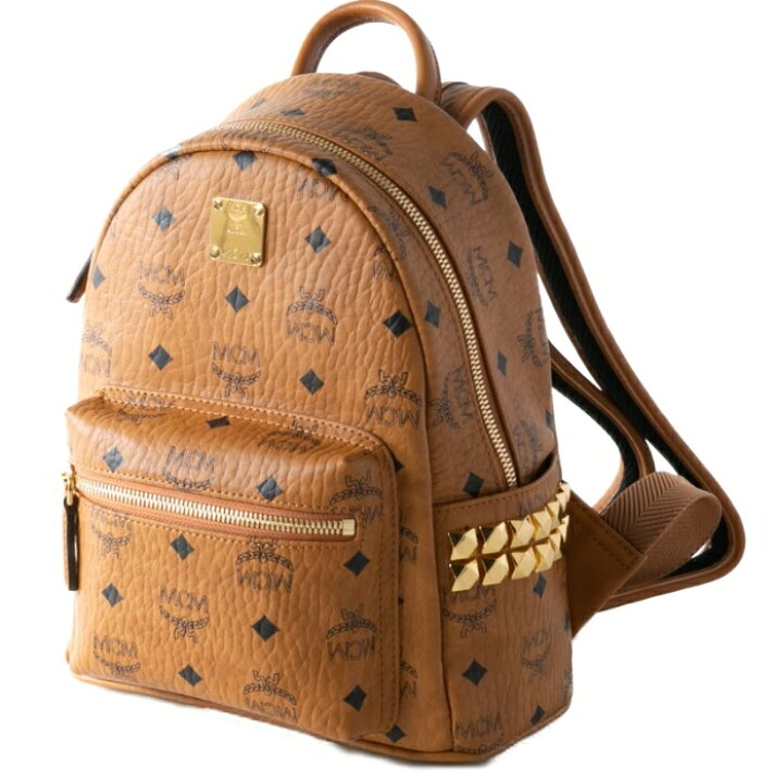 楽天市場】MCM MMKAAVE10-CO001 COGNACVISETOS ORIGINALSTARK BACKPACK  