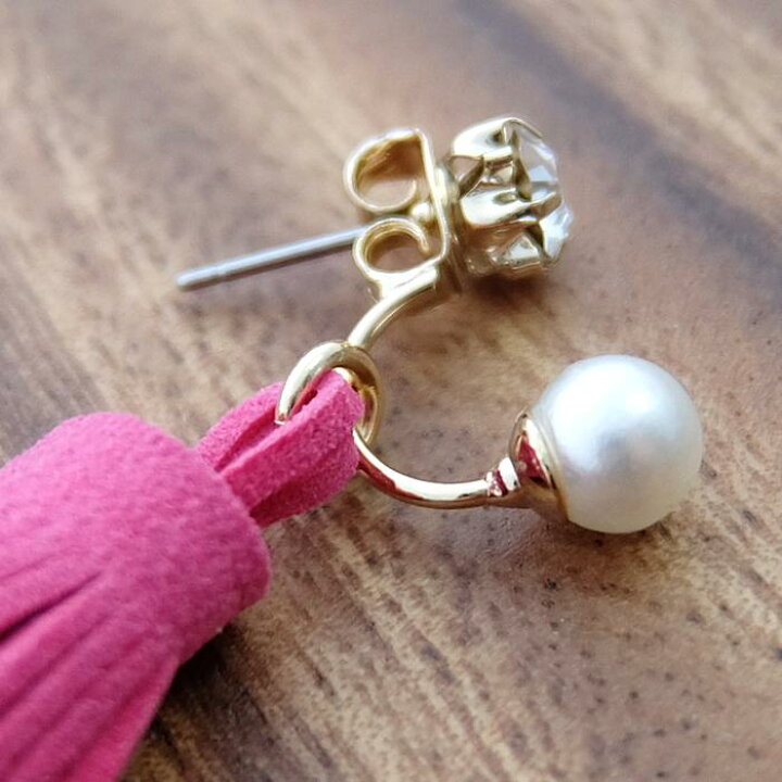楽天市場】タッセル ピアス セット （1セット）├ アクセサリーパーツ 