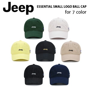 Jeep �W�[�v �x�[�X�{�[���L���b�v ESSENTIAL SMALL LOGO BALL CAP �G�b�Z���V���� �X���[�� ���S �{�[�� �L���b�v �����Y ���f�B�[�X JQ5GCU191
