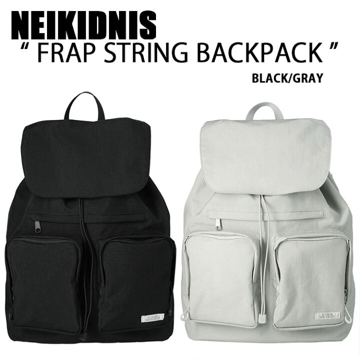 楽天市場】NEIKIDNIS ネイキドニス バックパック FLAP STRING BACKPACK 