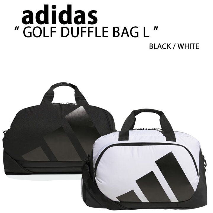 楽天市場】adidas アディダス ゴルフバッグ DUFFLE BAG L BLACK WHITE 
