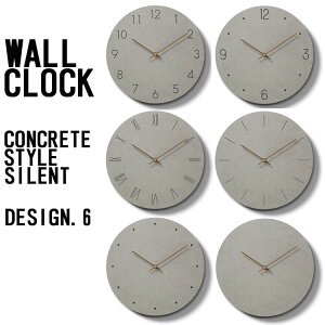 MOOQS ���v �Ǌ|�����v �؍��G�� CONCRETE STYLE SILENT WALL CLOCK �R���N���[�g �X�^�C�� �Ǌ|�����v �É� �m�C�Y���X �I�V���� �؍��C���e���A ���n �i�`�������J���[