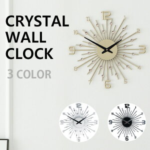 TIMEDECO v Ǌ|v ؍G CRYSTAL WALL CLOCK NX^ EH[ NbN É  mCYX IV ؍CeA