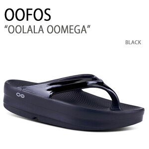OOFOS �E�[�t�H�X �T���_�� OOLALA OOMEGA BLACK ���J�o���[�T���_�� ��̌^�T���_�� ��̌`�� �r�[�T�� �V���[�Y ���f�B�[�X �����p