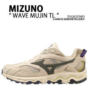 Mizuno �~�Y�m �X�j�[�J�[ WAVE MUJIN TL D1GA333401 �E�F�[�u���W�� �����j���O�V���[�Y �W���M���O�X�j�[�J�[ SAND SHADOW YELLOW �T���h �V���h�E �C�G���[ ���b�V���V���[�Y Mens �����Y
