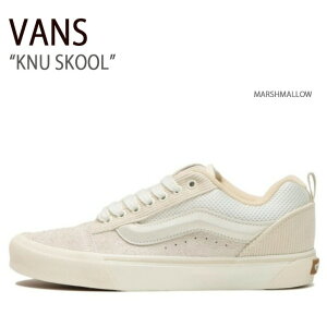 VANS �o���Y �X�j�[�J�[ KNU SKOOL MARSHMALLOW VN0009QCCCZ �j���[�X�N�[�� �}�V���}�� �����Y ���f�B�[�X �j���p �����p