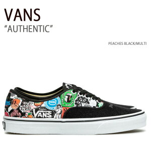 VANS oY Xj[J[ AUTHENTIC PEACHES BLACK MULTI VN000EE3BML I[ZeBbN Y fB[X jp p