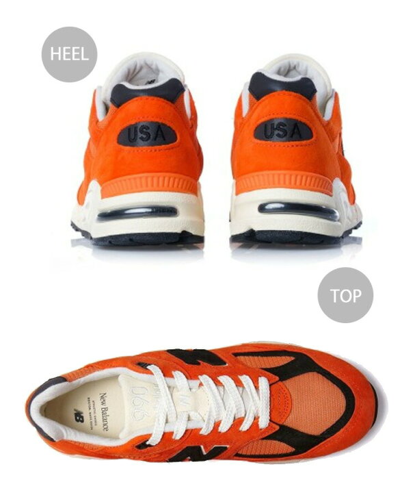 楽天市場】New Balance ニューバランス スニーカー M990 ORANGE 