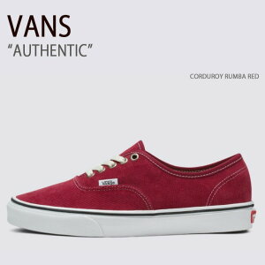 VANS oY Xj[J[ AUTHENTIC CORDUROY RUMBA RED VN0009PV9D0 I[ZeBbN R[fCobh Y fB[X jp p