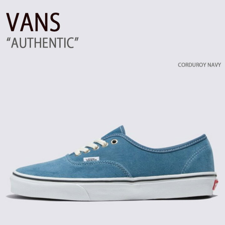 楽天市場】VANS バンズ スニーカー AUTHENTIC CORDUROY NAVY 